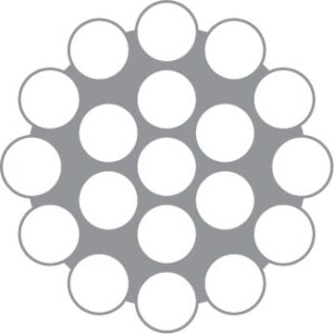 CABLE INOX MONOTOR. 1X19 LE M