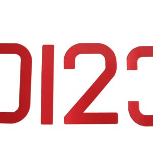 NUMERO VOILE  H250 ROUGE