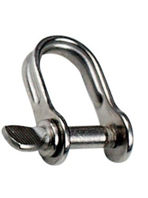 MANILLE D 4 BASSE INOX