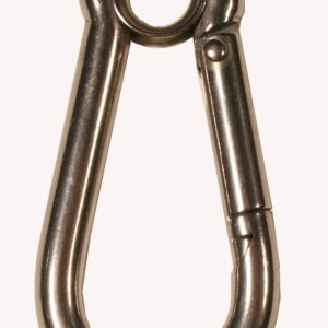 MOUSQUETON POMPIER INOX D6 H60