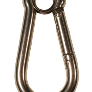 MOUSQUETON POMPIER INOX D7 H70