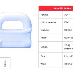 COULISSEAU PLASTIQUE ROND - 9.3MM