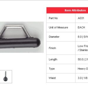 COULISSEAU PLASTIQUE 7.9MM