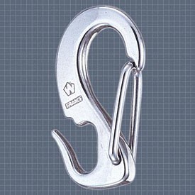 MOUSQUETON BAGUE DE FOC INOX - L50