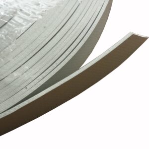 COURROIE PVC ASPECT CUIR - GRISE 20MM /LE ML