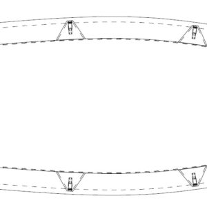 TAUD TOPPER DESSUS DYED - POLYESTER ENDUIT PU