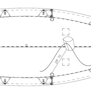 TAUD LASER 2  FUN ou REGATTA - DESSUS ENDUIT PVC