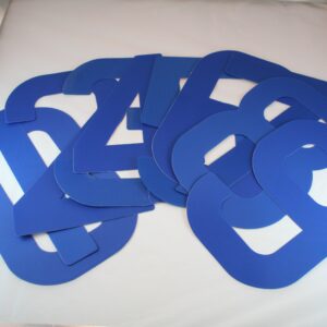 POCHETTE DE 0 A 9 HAUTEUR BLEU 250MM