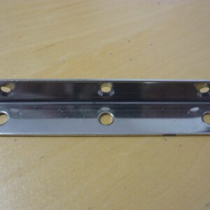 ANCRAGE RAIL INOX 3 POINTS - L 143MM -h 25MM- PERCAGES 5MM