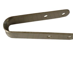 PATTE DE FIXATION INOX L70 MM - ENTRE AXE 20MM D4MM