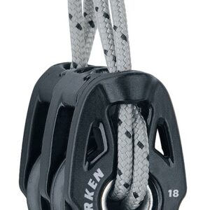 POULIE DOUBLE LIGATURE SOFT - ATTACH HARKEN 18MM REF2158
