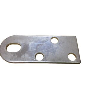 PATTE DE FIXATION INOX SIMPLE - L49MM l19MM ENTRAXE 15MM D5MM