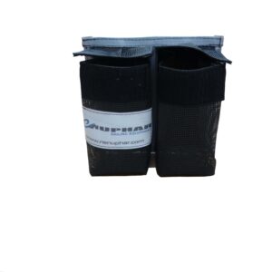 POCHETTE A DRISSES NOIRE 20X20X8CM