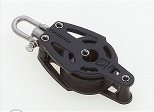 POULIE SIMPLE RINGOT EMERILLON - COMPOSITE  D38MM BILLES DELRIN