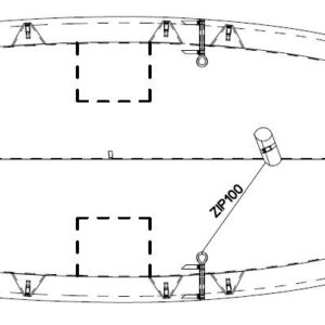 TAUD FLYING FIFTEEN DESSUS - POLYESTER RIPSTOP ENDUIT PU