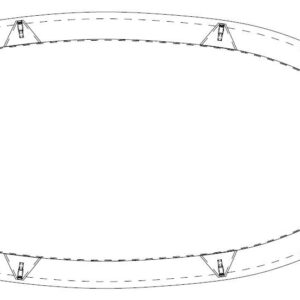 TAUD BARQUE BOURLINGUE - POLYESTER  ENDUIT PVC