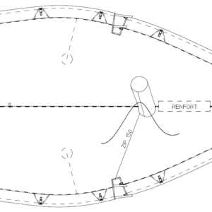 TAUD NEPTUNE 5.50 DESSUS - POLYESTER  ENDUIT PVC 520 GR