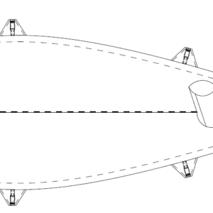 TAUD OPEN SKIFF DESSUS - DYED POLYESTER ENDUIT PU