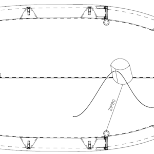 TAUD 420 DESSUS POLYESTER - DYED ENDUIT PU NENUPHAR