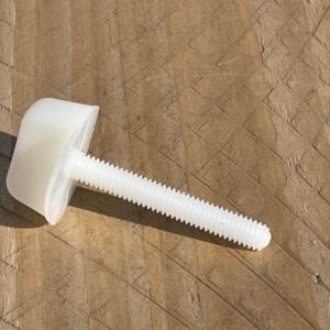 VIS TETE NYLON AVEC RONDELLE NYLON M6X40