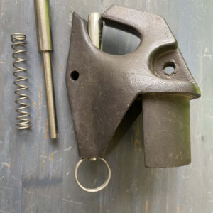 EMBOUT DE TANGON ALU POUR TUBE DIAM50X2 + 1 PISTON