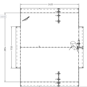 TAUD SPITFIRE (PLATEFORME) - PARKING PES ENDUIT PVC 520 GRS