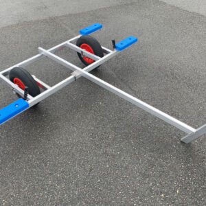 CHARIOT ALU CATA  2 ROUES 400 - PATINS BLEUS CATA 12 FT