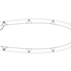 TAUD TOPPER DESSUS - POLYESTER ENDUIT PVC 520 G