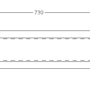 SANGLE RAPPEL LARGE 73CM REMBOURREE 65*12CM