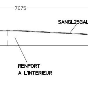 HOUSSE MAT 470 SANS BARRES DE - FLECHE