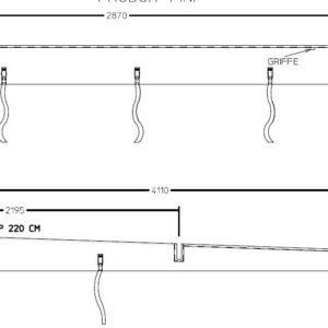 HOUSSE MAT 470 AVEC BARRES DE - FLECHE