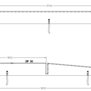 HOUSSE MAT 505 AVEC BARRES DE - FLECHE ET GREEMENT
