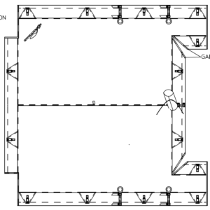 TAUD NACRA 500 (PLATEFORME) - PARKING PES ENDUIT PVC 520G