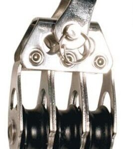 POULIE TRIPLE FIXE - /ROULEMENTS AIGUILLES D 20MM