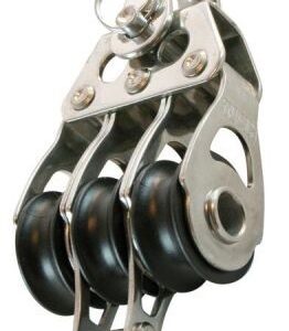 POULIE TRIPLE RINGOT FIXE SUR - ROULEMENTS AIGUILLES 20mm