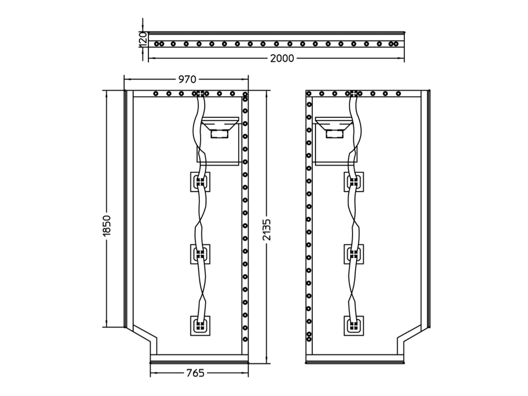 Plan trampoline Hobie Cat 15