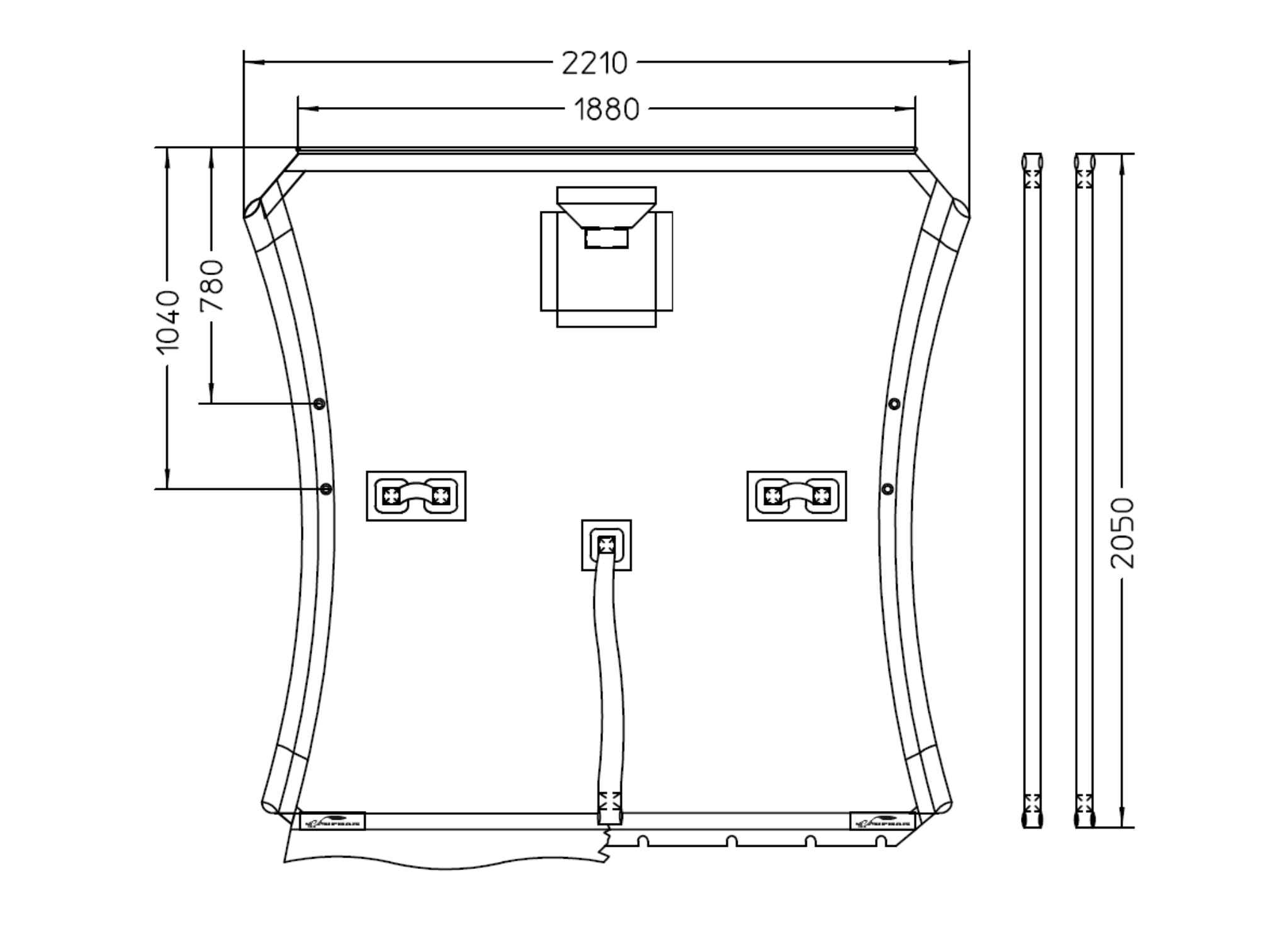 Plan trampoline compatible Mystere Twister