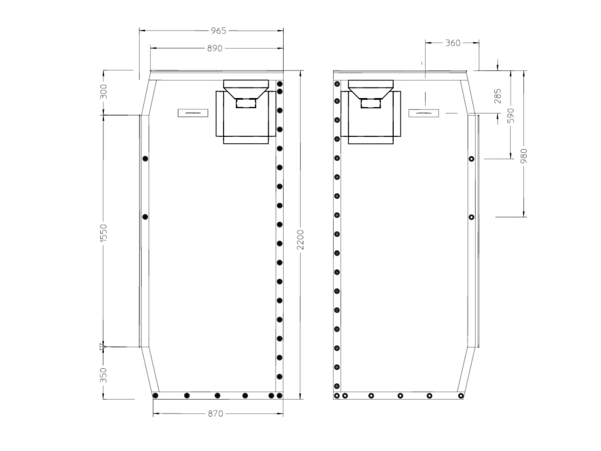 Plan trampoline DART HAWK