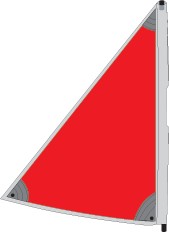 VOILE OPTI TRIANGLE A FOURREAU