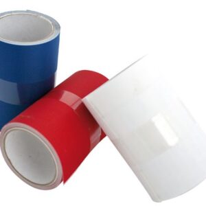 TISSU A VOILE AUTOCOLANT NOIR - ROULEAU 7.5CMSX1M50