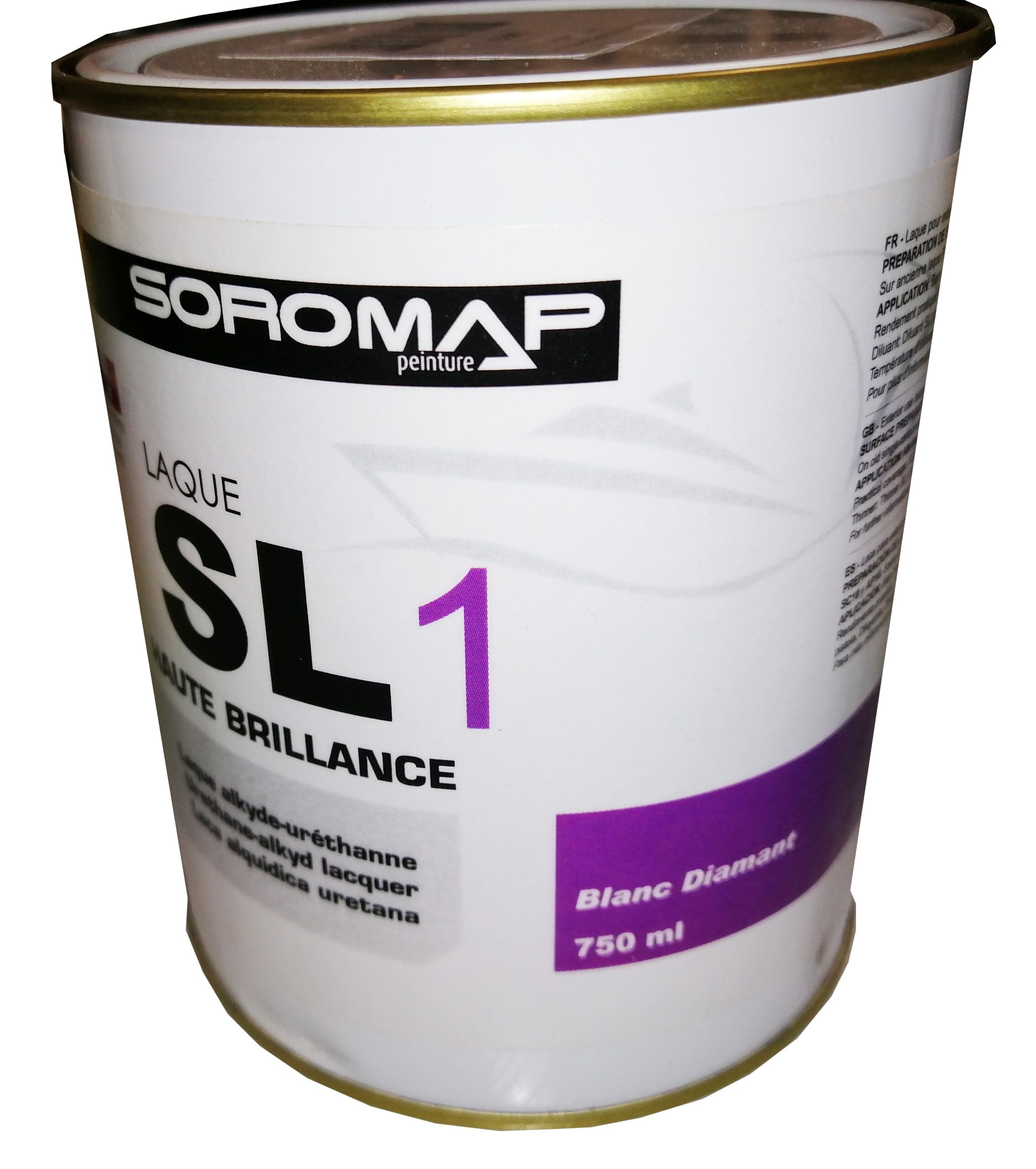 LAQUE ALKYDE URETHANE BLEUE - MONOCOMPOSANTE 0.75 L