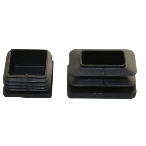 BOUCHON RECTANGULAIRE A - AILETTE 45X25 NOIR